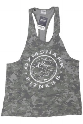 Gymshark T-Shirt Herren Oberteil Shirt Sportshirt Gr. L Baumwolle Grün #pyt4s9k