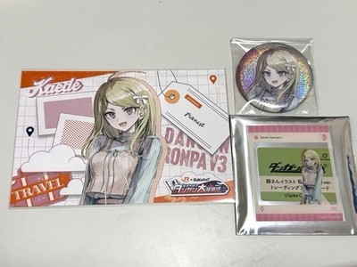 Danganronpa Kaede Akamatsu Acrylic Card Can Badge Postcard