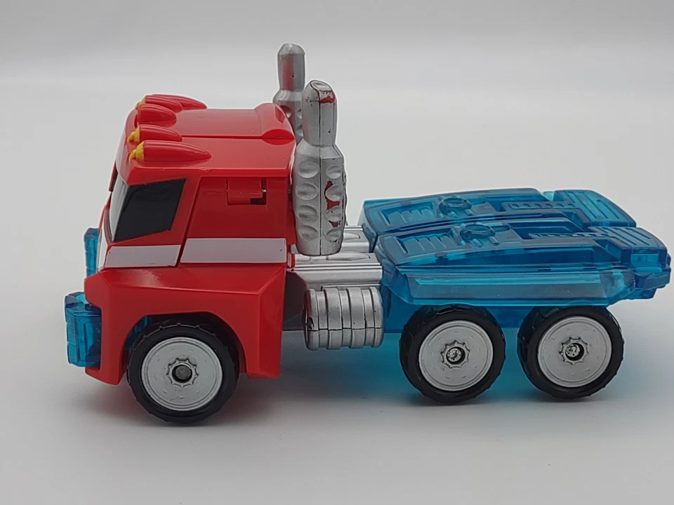 Transformers Rescue Bots Optimus Prime Energize Figure Semi Trailer Truck & Saw - Image 4 of 4