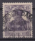 78490) BERGER DAMM POW Camp Stamp 1918 on Germania Stamp