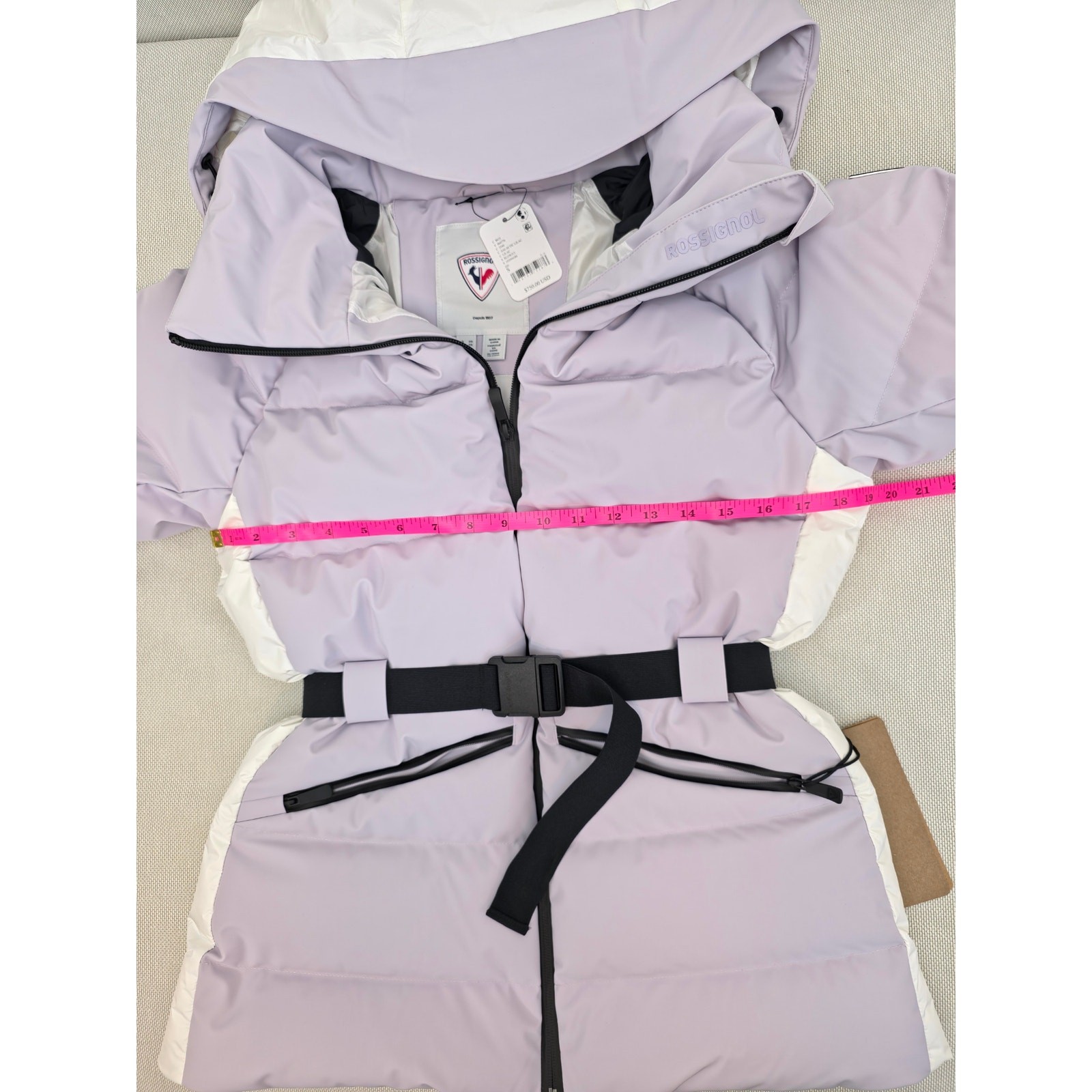 Rossignol Galactic Lilac Women's Ciastel Down Mix Ski Nylon Jacket Sz Small NWT image 6