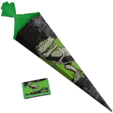 itenga Schult&uuml;te 85cm mit Brustbeutel Set TREX Dinosaurier Zuckert&uuml;te Geldb&ouml;rse