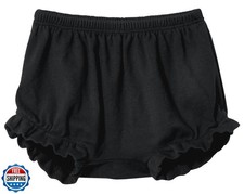 Made in USA Baby Girls and Boys Ruffled Diaper Covers Bloomers Soft Cotton Fa