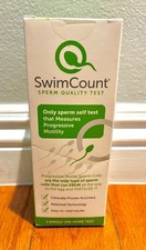 SwimCount Sperm Quality Test, 1 Single-Use Home Kit EXP 2/2028, SEALED