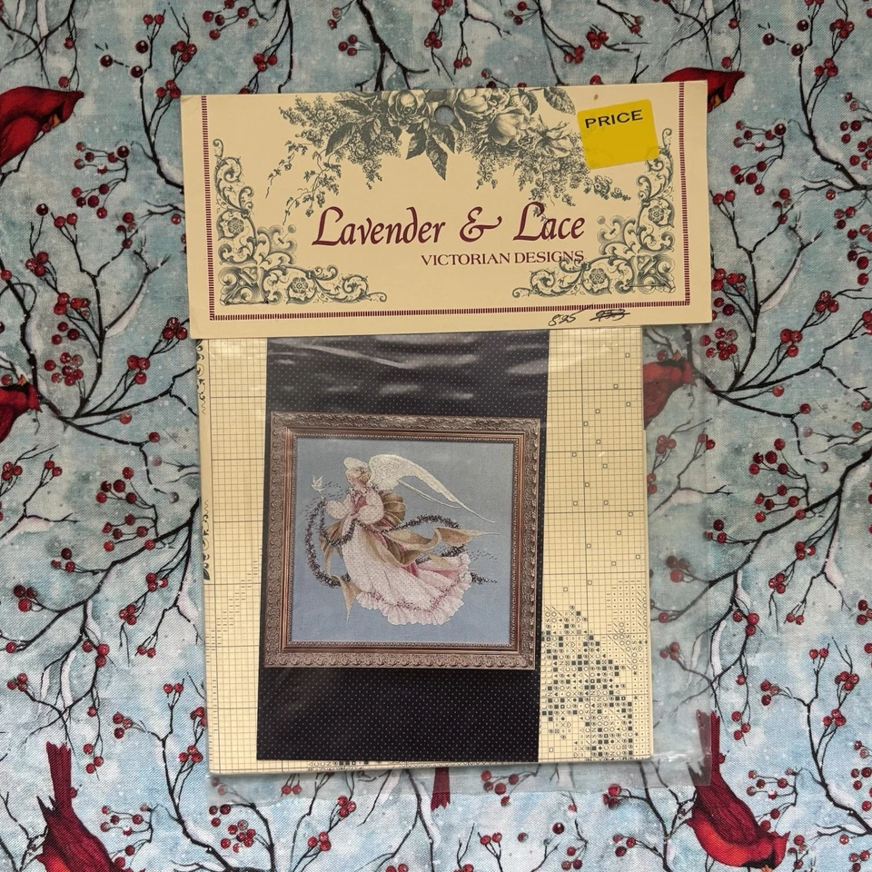 Lavender and Lace Victorian Designs NEW "Angel of Summer" Vintage NOS - Image 2 of 4