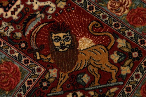 Hand-made Dining Room Area Rug 7x10 Kork Wool & Silk Masterpiece Carpet - Picture 12 of 24