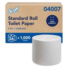 Scott Professional Essential Coreless High-Capacity Standard Roll Toilet Paper
