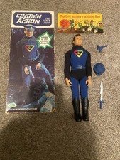 Captain Action in Original Outfit 100 Complete W/Box 1968 Vintage Action Figure