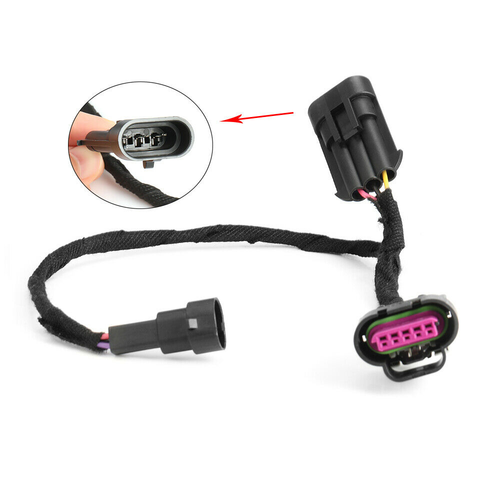 Black LS1 3 Wire To LS2 LS6 LQ4 Vortec 5 Wire MAF / IAT Sensor Adapter Harness - Picture 6 of 11