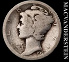 1923-S Silver Mercury Dime - Scarce  Better Date  No Reserve  #L7248