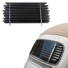 Rear Window Venetian Blinds Black Fixed Slats Vw T1 Bug Beetle 65-71 - 10162 Rear Window Venetian Blinds Black Fixed Slats Vw T1 Bug Beetle 65-71 - 10162