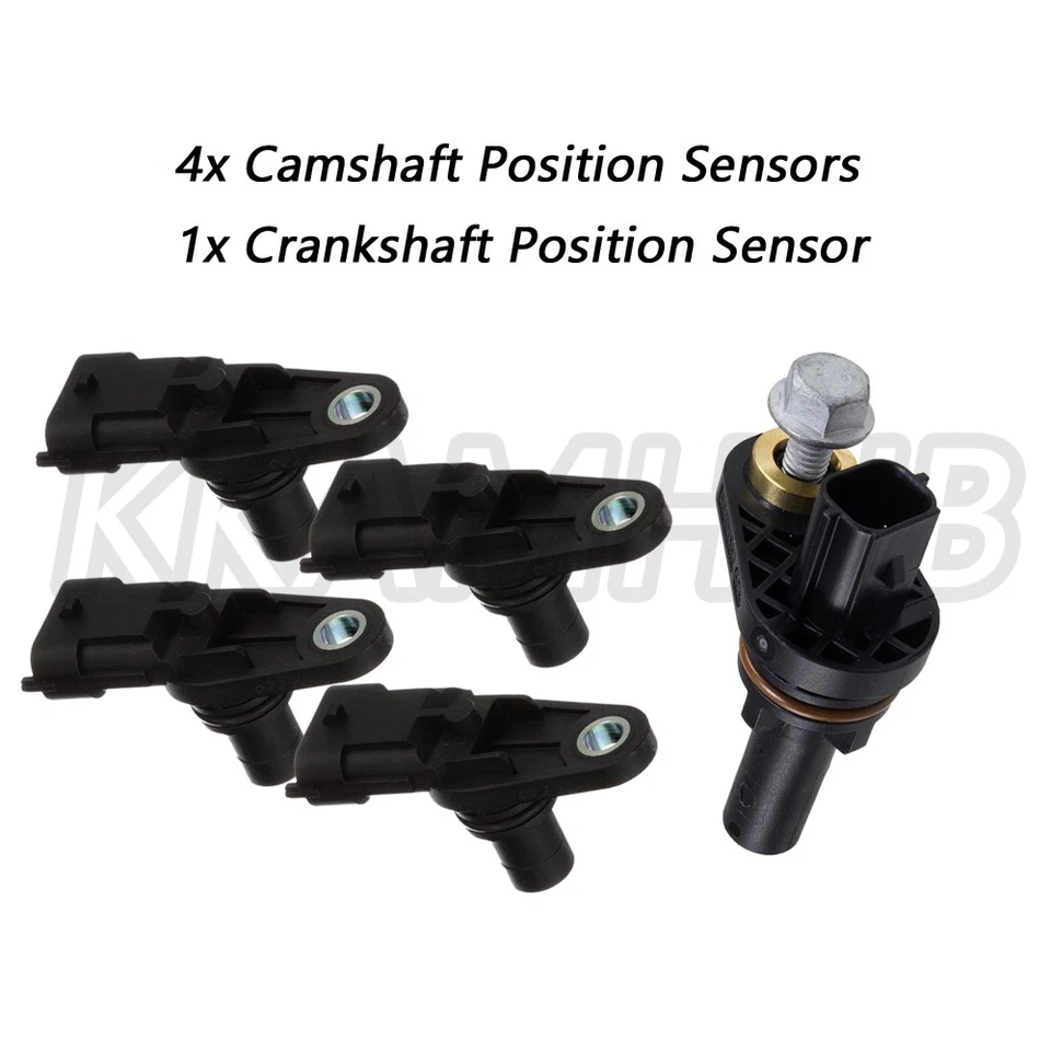 4x Camshaft +1x Crankshaft Position Sensors for Chevrolet Captiva Sport V6 3.6L - Image 3 of 4