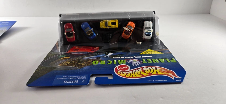 Hot Wheels Mattel Planet Micro Sports Car Series 5 1999 Ferri, Porche Jaguar - Image 4 of 4