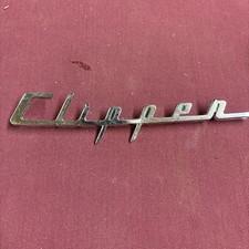 1953 Packard Clipper Script Plate 444973 Nos