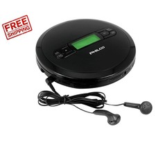 Enjoy High-Quality Sound: Portable CD Player with FM Radio  USB Connectivity