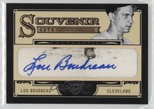 2012 Playoff Prime Cuts Souvenir Cut Signatures 29/99 Lou Boudreau Auto HOF q3x