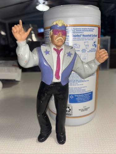 WWF LJN Luscious Johnny Valiant 8 Wrestling Supers...