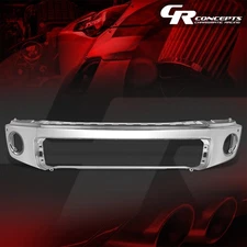 Chrome Front Bumper Face Bar w/ Parking Sensor Hole for 2007-2013 Toyota Tundra