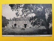 Old postcard 49 - CIZAY-la-MADELEINE (Maine et Loire) CHÂTEAU de CHOZÉ Les Foins