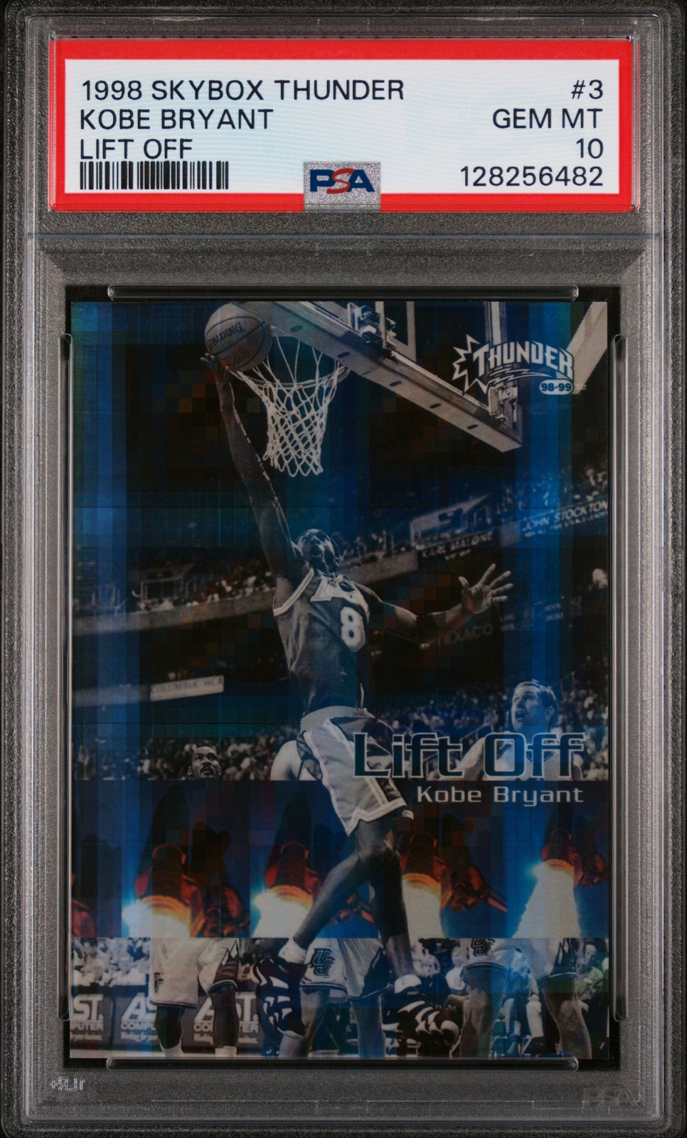 Kobe Bryant 1998 Skybox Thunder #3-LO Lift Off Price Guide