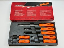 Snap-on Tools USA 7pc ORANGE Hard Grip Combination Screwdriver Set, SDDX70AO