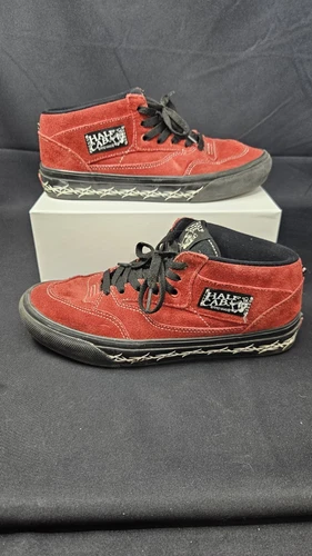 Baskets homme Vans Supreme Exclusive Skate Half Cab Tribal bordeaux noir 8,5