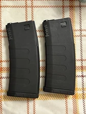 Kwa K120 Airsoft Rifle Midcap Magazine 120 Rounds Black Lot Of 2 Used