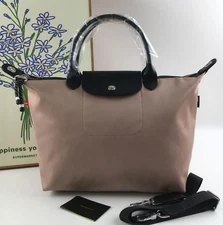 Longchamp Le Pliage Energy Shoulder Tote Bag 2Way Bag M Beige Pink Outlet NEW