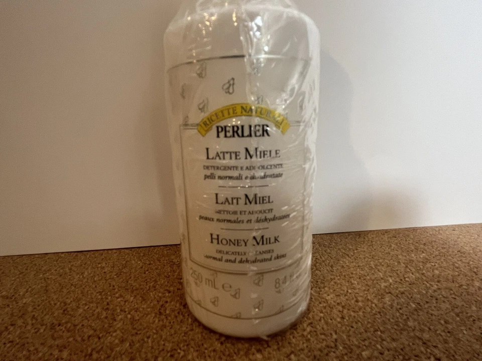 Limpiador de leche con miel Perlier limpia delicadamente 8,4 oz 250 ml sellado nuevo Foto 4 de 4