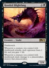 1 x Hooded Blightfang - Core Set 2021 - NM-Mint - MTG