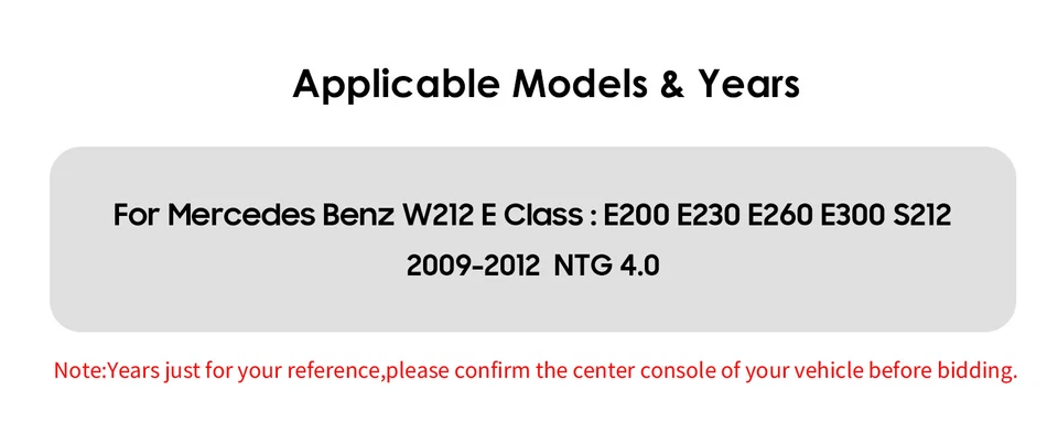 10.25''Android For Mercedes Benz E Class W212 2010-2012 Car GPS Radio Stereo DSP - Image 4 of 4