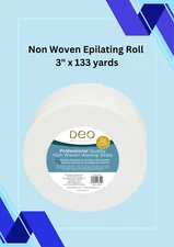 Non woven epilating roll 3" x 133 yards  paper waxing strips body hair removal
