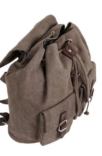 KATANA sac à dos unisexe en toile garni cuir réf 6533 taille moyenne(6 coul.disp - Imagen 9 de 25