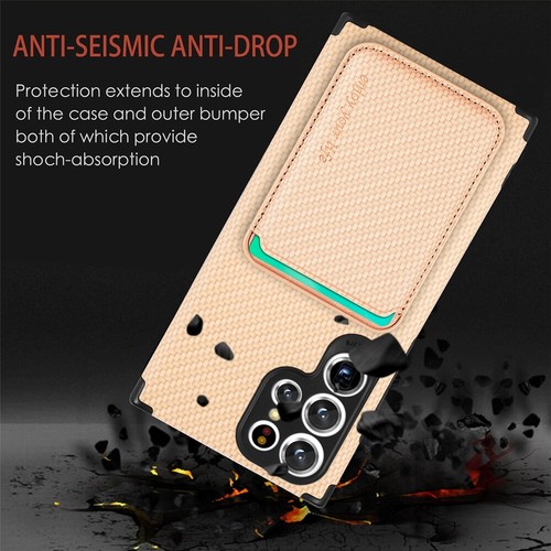 For Samsung Galaxy S23 S22 S21 Ultra A54 MagSafe Case Magnetic Wallet Card Cover - Photo 54 sur 60