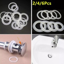 2-6X Fregadero Lavabo Lavabo Enchufe Anillo Sello Baño Pop Up Sello de repuesto Junta de lavadora