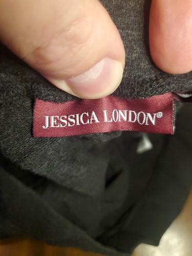 JESSICA LONDON Womens Plus Size 18/20 Black Pull On Lounge Pants - Picture 10 of 13