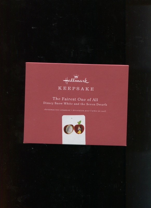 2019 Hallmark Ornament - THE FAIREST ONE OF ALL - Snow White 7 Dwarfs New In Box