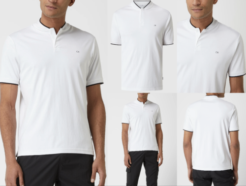 CALVIN KLEIN CK LIQUID TOUCH polo shirt polo shirt shirt t-shirt slim fit tea XXL - Picture 1 of 22