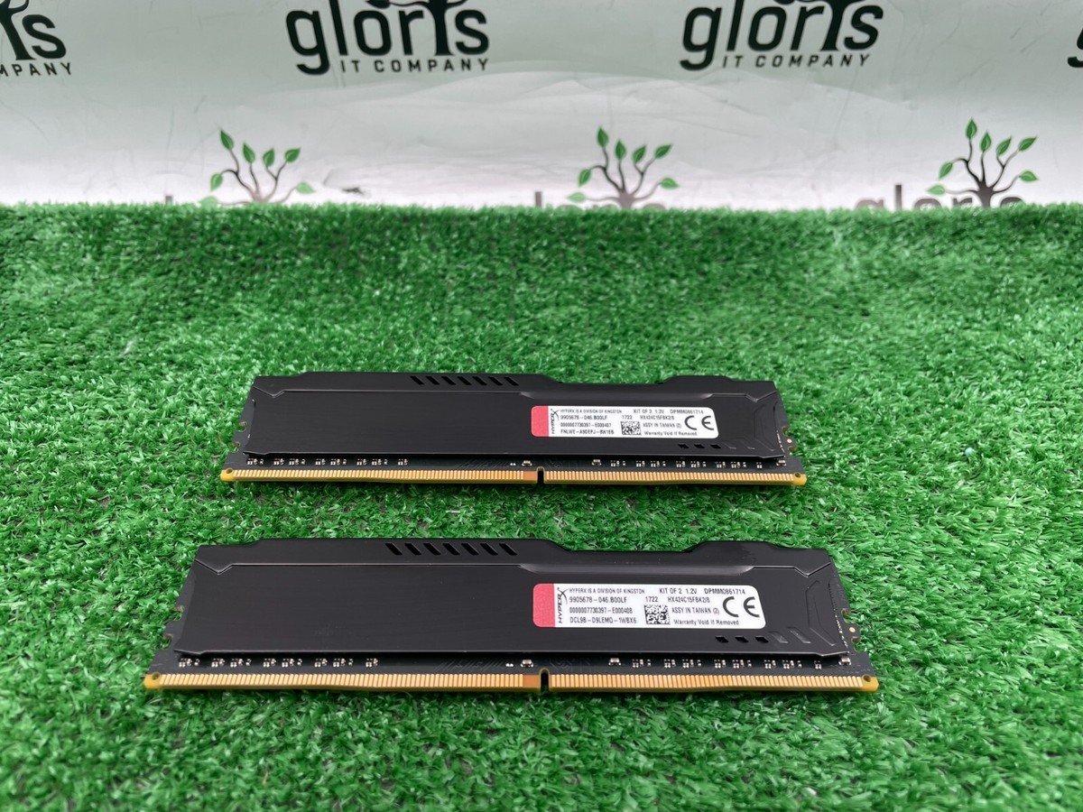 Kingston HyperX Fury 8GB Kit (2x4GB) PC4 DDR4-2400 HX424C15FBK2/8