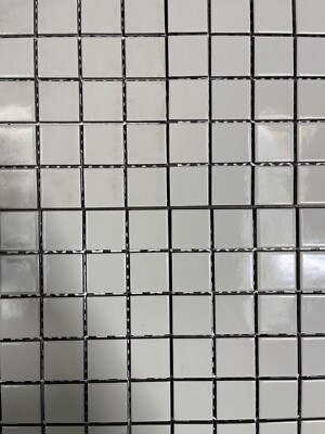 Gray Glossy Wall Tile 2x2 Kitchen Backsplash Remodel Ceramic C#514 5 SQ FT