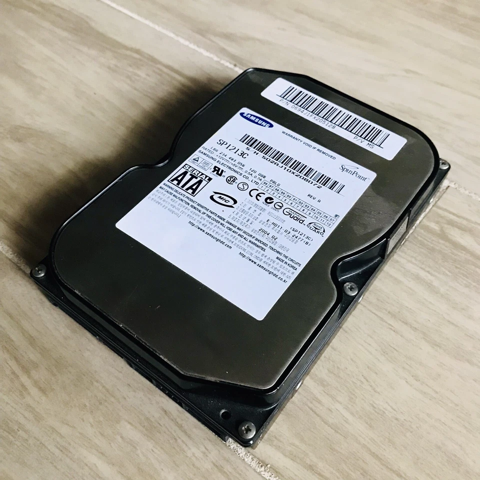 Samsung SP1213C HDD 120GB 3.5" SATA Desktop Hard Drive, Not used Much. - Image 3 of 4