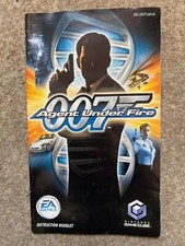 007 Agent Under Fire (Nintendo GameCube) PAL Manual / Instruction Booklet Only