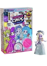 Capsule Chix Ultimix, 4.5 inch Small Doll with Capsule Machine Unboxing, 4 Pack