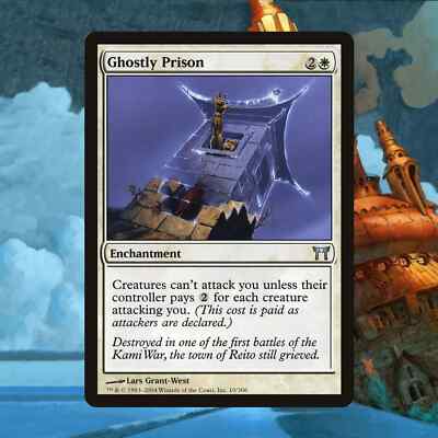 1x GHOSTLY PRISON - Kamigawa/COMMANDER - MTG - Magic The Gathering