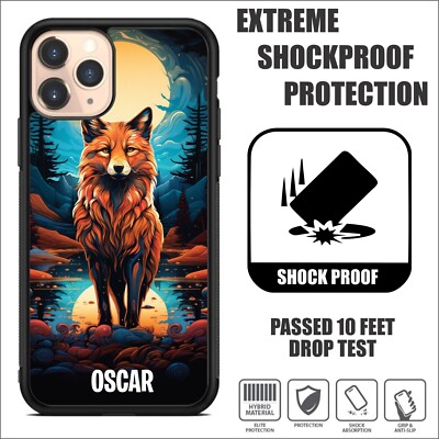 Personalisieren Handy Hülle Stoßfest Cover für iPhone Galaxy Huawei Honor Moto #97