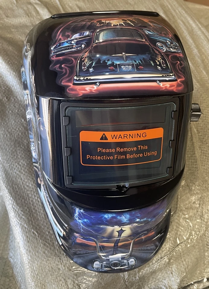 RCRS$ Solar Auto Darkening Welding Helmet Arc Tig mig certified mask grinding - Image 2 of 3
