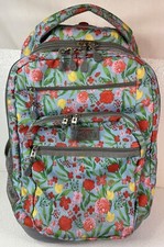 MOCHILA RODANTE J WORLD NEW YORK SUNRISE ESTAMPADO FLORAL 18" BOLSA DE VIAJE