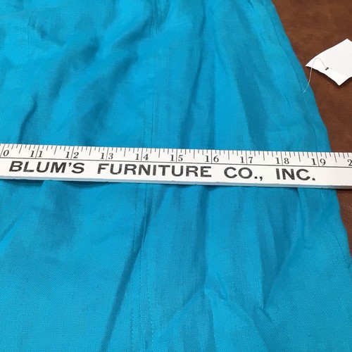 Kim Rogers Skirt Size 8 Lined Midi Linen Side Zip NWT - Picture 4 of 6