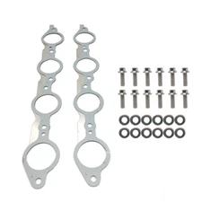 LS MLS Exhaust Manifold Header Gasket Pair W/Bolts For LS1 4.8 5.3 5.7 6.0 6.2L
