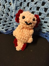 Handmade Crochet Axolotl Plush Stuffed Animal